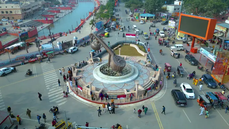 Best Visit Ram Janmabhoomi Ayodhya ayodhya vue de drone shri ram mandir hanuman garhi lata mangeshkar chowk et ghats ki paidi 304259465